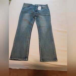 M Society  Slim Straight Fit Jeans Size 36/32